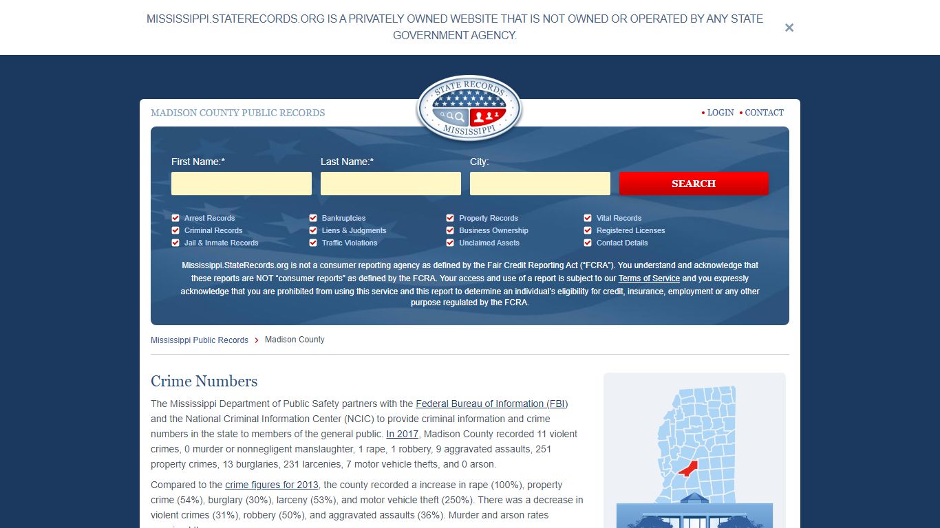 Madison County Arrest, Court, and Public Records | StateRecords.org